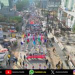 टाटा रोड पर कार की जोरदार टक्कर, बाइक सवार घायल — Car rams bike on Tata Road, rider critically injured