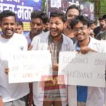 राँची में हॉकी झारखंड अध्यक्ष भोलानाथ सिंह का पुतला दहन, कार्रवाई की मांग | Protest in Ranchi Against Hockey Jharkhand President Bholanath Singh